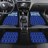 Dolphin Couple Christmas Car Mats Funny Xmas Holiday Patterns - Wonder Print Shop