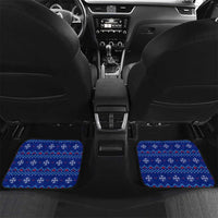 Dolphin Couple Christmas Car Mats Funny Xmas Holiday Patterns - Wonder Print Shop