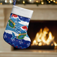Dolphin Couple Christmas Stocking Funny Xmas Holiday Patterns - Wonder Print Shop