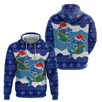 Dolphin Couple Christmas Hoodie Funny Xmas Holiday Patterns - Wonder Print Shop