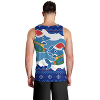 Dolphin Couple Christmas Men Tank Top Funny Xmas Holiday Patterns - Wonder Print Shop