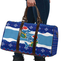 Dolphin Couple Christmas Travel Bag Funny Xmas Holiday Patterns - Wonder Print Shop