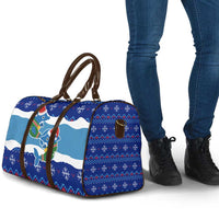 Dolphin Couple Christmas Travel Bag Funny Xmas Holiday Patterns - Wonder Print Shop