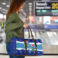 Dolphin Couple Christmas Travel Bag Funny Xmas Holiday Patterns - Wonder Print Shop