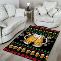 Drinker Bell Christmas Area Rug Funny Xmas Holiday Patterns - Wonder Print Shop