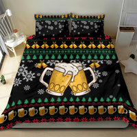Drinker Bell Christmas Bedding Set Funny Xmas Holiday Patterns - Wonder Print Shop