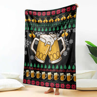 Drinker Bell Christmas Blanket Funny Xmas Holiday Patterns - Wonder Print Shop