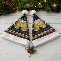 Drinker Bell Christmas Santa Hat Funny Xmas Holiday Patterns - Wonder Print Shop
