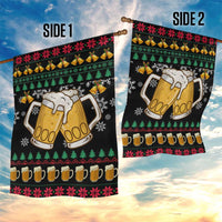 Drinker Bell Christmas Garden Flag Funny Xmas Holiday Patterns - Wonder Print Shop