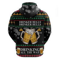Drinker Bell Christmas Hoodie Funny Xmas Holiday Patterns - Wonder Print Shop
