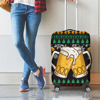 Drinker Bell Christmas Luggage Cover Funny Xmas Holiday Patterns - Wonder Print Shop