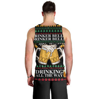 Drinker Bell Christmas Men Tank Top Funny Xmas Holiday Patterns - Wonder Print Shop