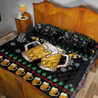 Drinker Bell Christmas Quilt Bed Set Funny Xmas Holiday Patterns - Wonder Print Shop