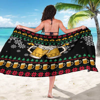Drinker Bell Christmas Sarong Funny Xmas Holiday Patterns - Wonder Print Shop