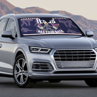 Jesus Has Your Back Jiu Jitsu Christmas Auto Sun Shade Funny Xmas Holiday Patterns - Wonder Print Shop