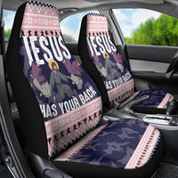 Jesus Has Your Back Jiu Jitsu Christmas Car Seat Cover Funny Xmas Holiday Patterns - Wonder Print Shop