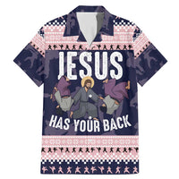 Jesus Has Your Back Jiu Jitsu Christmas Family Matching Mermaid Dress and Hawaiian Shirt Funny Xmas Holiday Patterns - Wonder Print Shop