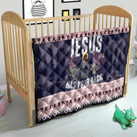 Jesus Has Your Back Jiu Jitsu Christmas Quilt Funny Xmas Holiday Patterns - Wonder Print Shop