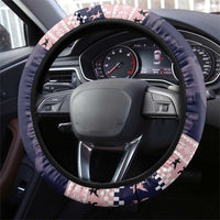 Jesus Has Your Back Jiu Jitsu Christmas Steering Wheel Cover Funny Xmas Holiday Patterns - Wonder Print Shop