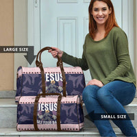 Jesus Has Your Back Jiu Jitsu Christmas Travel Bag Funny Xmas Holiday Patterns - Wonder Print Shop