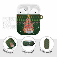 Flamingo Christmas Tree Christmas AirPods Case Funny Xmas Holiday Patterns - Wonder Print Shop
