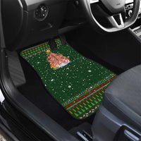 Flamingo Christmas Tree Christmas Car Mats Funny Xmas Holiday Patterns - Wonder Print Shop