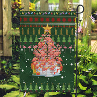 Flamingo Christmas Tree Christmas Garden Flag Funny Xmas Holiday Patterns - Wonder Print Shop