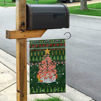 Flamingo Christmas Tree Christmas Garden Flag Funny Xmas Holiday Patterns - Wonder Print Shop