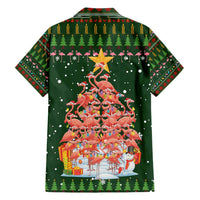 Flamingo Christmas Tree Christmas Hawaiian Shirt Funny Xmas Holiday Patterns - Wonder Print Shop