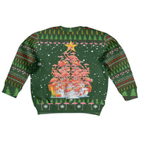 Flamingo Christmas Tree Christmas Kid Ugly Christmas Sweater Funny Xmas Holiday Patterns - Wonder Print Shop