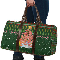 Flamingo Christmas Tree Christmas Travel Bag Funny Xmas Holiday Patterns - Wonder Print Shop