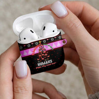 Flamingo Make Me Happy Christmas AirPods Case Funny Xmas Holiday Patterns - Wonder Print Shop