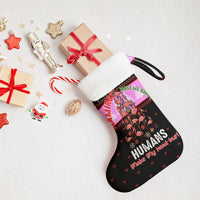 Flamingo Make Me Happy Christmas Stocking Funny Xmas Holiday Patterns - Wonder Print Shop