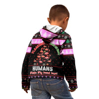 Flamingo Make Me Happy Christmas Kid Hoodie Funny Xmas Holiday Patterns - Wonder Print Shop