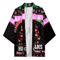 Flamingo Make Me Happy Christmas Kimono Funny Xmas Holiday Patterns - Wonder Print Shop
