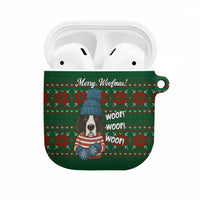 Great Dane Woofmas Christmas AirPods Case Funny Xmas Holiday Patterns - Wonder Print Shop