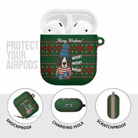 Great Dane Woofmas Christmas AirPods Case Funny Xmas Holiday Patterns - Wonder Print Shop