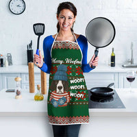 Great Dane Woofmas Christmas Apron Funny Xmas Holiday Patterns - Wonder Print Shop