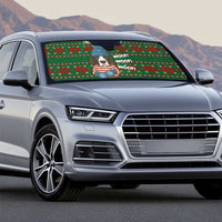 Great Dane Woofmas Christmas Auto Sun Shade Funny Xmas Holiday Patterns - Wonder Print Shop