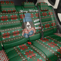 Great Dane Woofmas Christmas Back Car Seat Cover Funny Xmas Holiday Patterns - Wonder Print Shop
