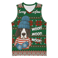 Great Dane Woofmas Christmas Basketball Jersey Funny Xmas Holiday Patterns - Wonder Print Shop