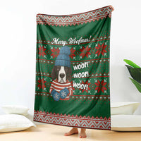 Great Dane Woofmas Christmas Blanket Funny Xmas Holiday Patterns - Wonder Print Shop