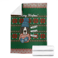 Great Dane Woofmas Christmas Blanket Funny Xmas Holiday Patterns - Wonder Print Shop