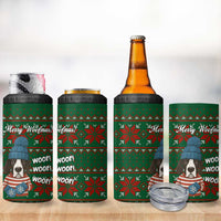 Great Dane Woofmas Christmas 4 in 1 Can Cooler Tumbler Funny Xmas Holiday Patterns - Wonder Print Shop