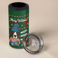 Great Dane Woofmas Christmas 4 in 1 Can Cooler Tumbler Funny Xmas Holiday Patterns - Wonder Print Shop