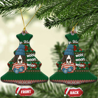 Great Dane Woofmas Christmas Ceramic Ornament Funny Xmas Holiday Patterns - Wonder Print Shop