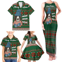 Great Dane Woofmas Christmas Family Matching Tank Maxi Dress and Hawaiian Shirt Funny Xmas Holiday Patterns - Wonder Print Shop