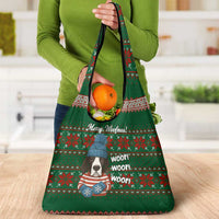 Great Dane Woofmas Christmas Grocery Bag Funny Xmas Holiday Patterns - Wonder Print Shop