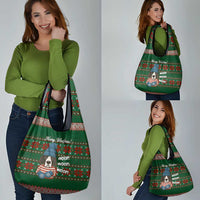Great Dane Woofmas Christmas Grocery Bag Funny Xmas Holiday Patterns - Wonder Print Shop