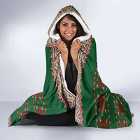 Great Dane Woofmas Christmas Hooded Blanket Funny Xmas Holiday Patterns - Wonder Print Shop